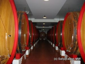 Big, old oak casks 