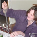 Sally blending Bordeaux wine