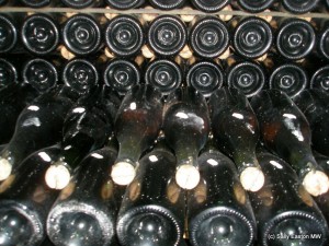Bolly reserve wines under cork, in magnum