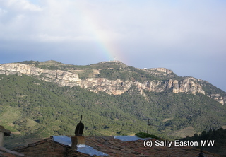 Rainbow on Montsant